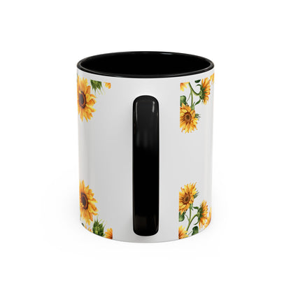 Sunflower Serenity: Mug with a Touch of Floral Charm (11, 15oz)