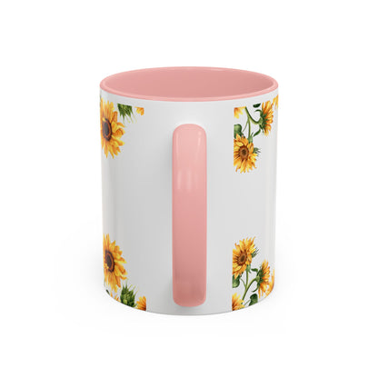 Sunflower Serenity: Mug with a Touch of Floral Charm (11, 15oz)