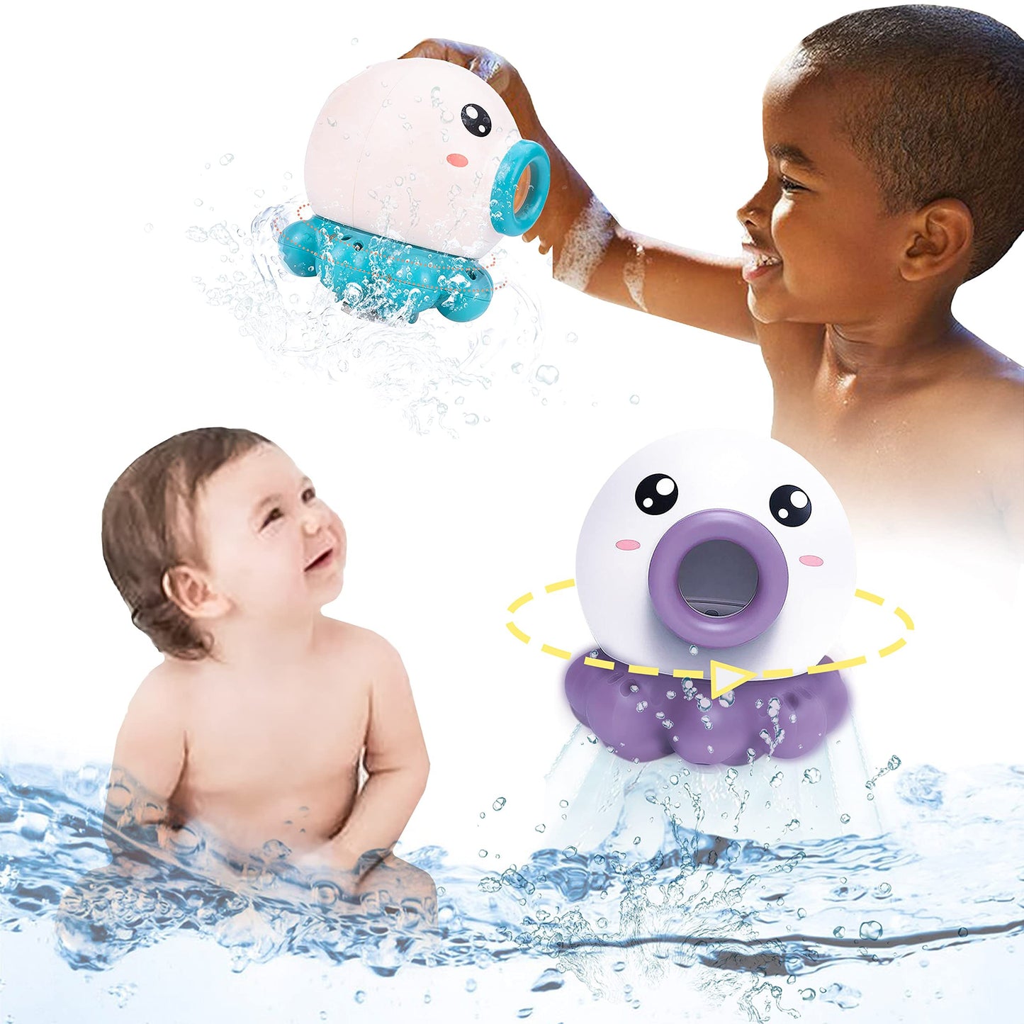 Octopus Water Spray Bath Toy