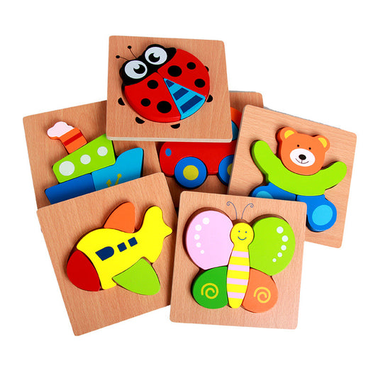 Creative Wooden Puzzle Set for Kids