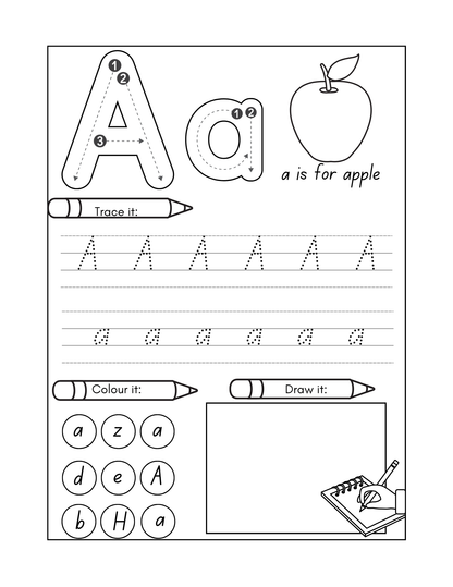 My First Learn-to-Write Workbook: Pen Control & Letter Tracing for Kids