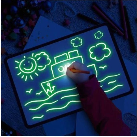 3D Magic Drawing Pad with Light Effects