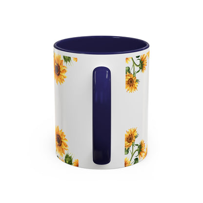 Sunflower Serenity: Mug with a Touch of Floral Charm (11, 15oz)