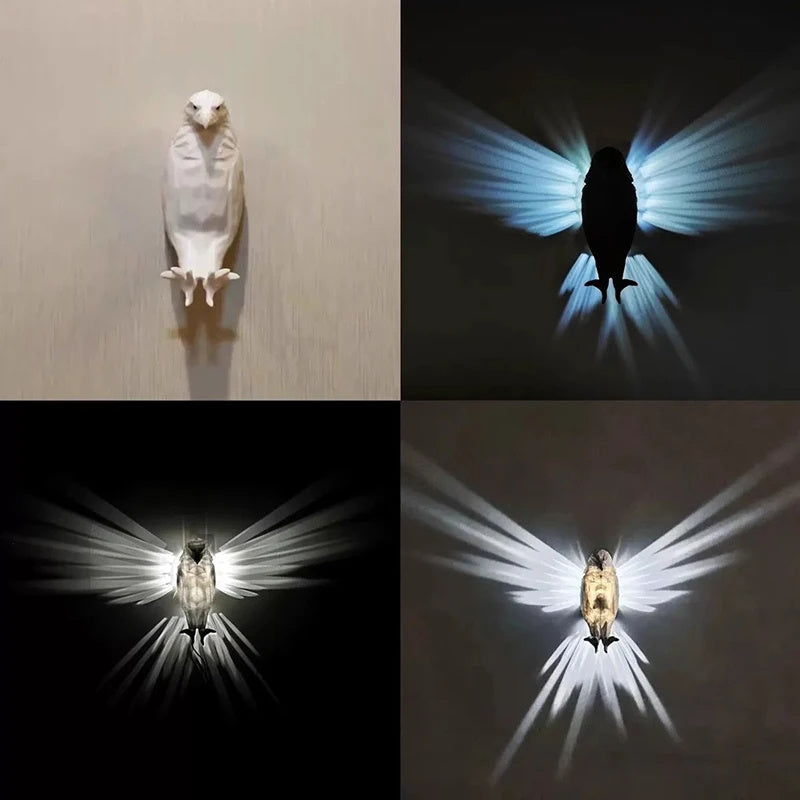 Eagle Wall Lamp – 3D Animal Light for Magical Atmosphere