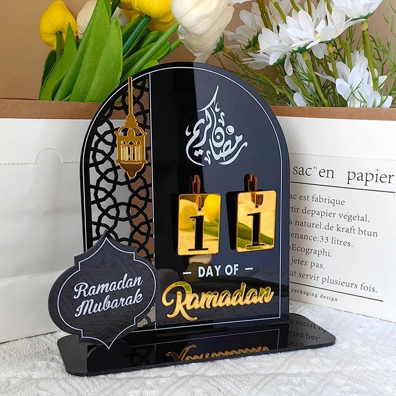 Ramadan Countdown Calendar – Acrylic Advent Calendar for Eid and Ramadan