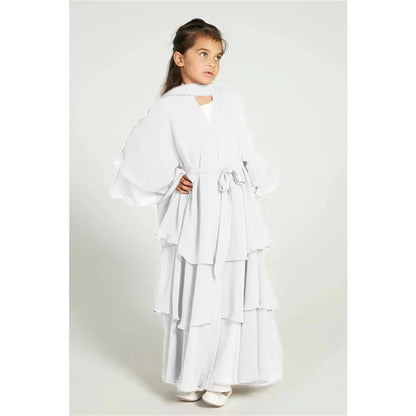 Chiffon Abaya Set for Kids – Perfect for Ramadan