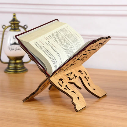 Wooden Quran, Book Shelf