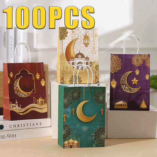 Eco-Friendly Kraft Paper Gift Bags – Perfect for Ramadan Celebrations