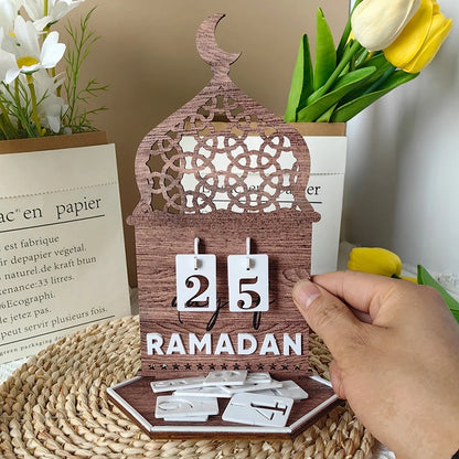 Ramadan Countdown Calendar – Acrylic Advent Calendar for Eid and Ramadan