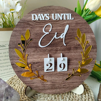 Ramadan Countdown Calendar – Acrylic Advent Calendar for Eid and Ramadan