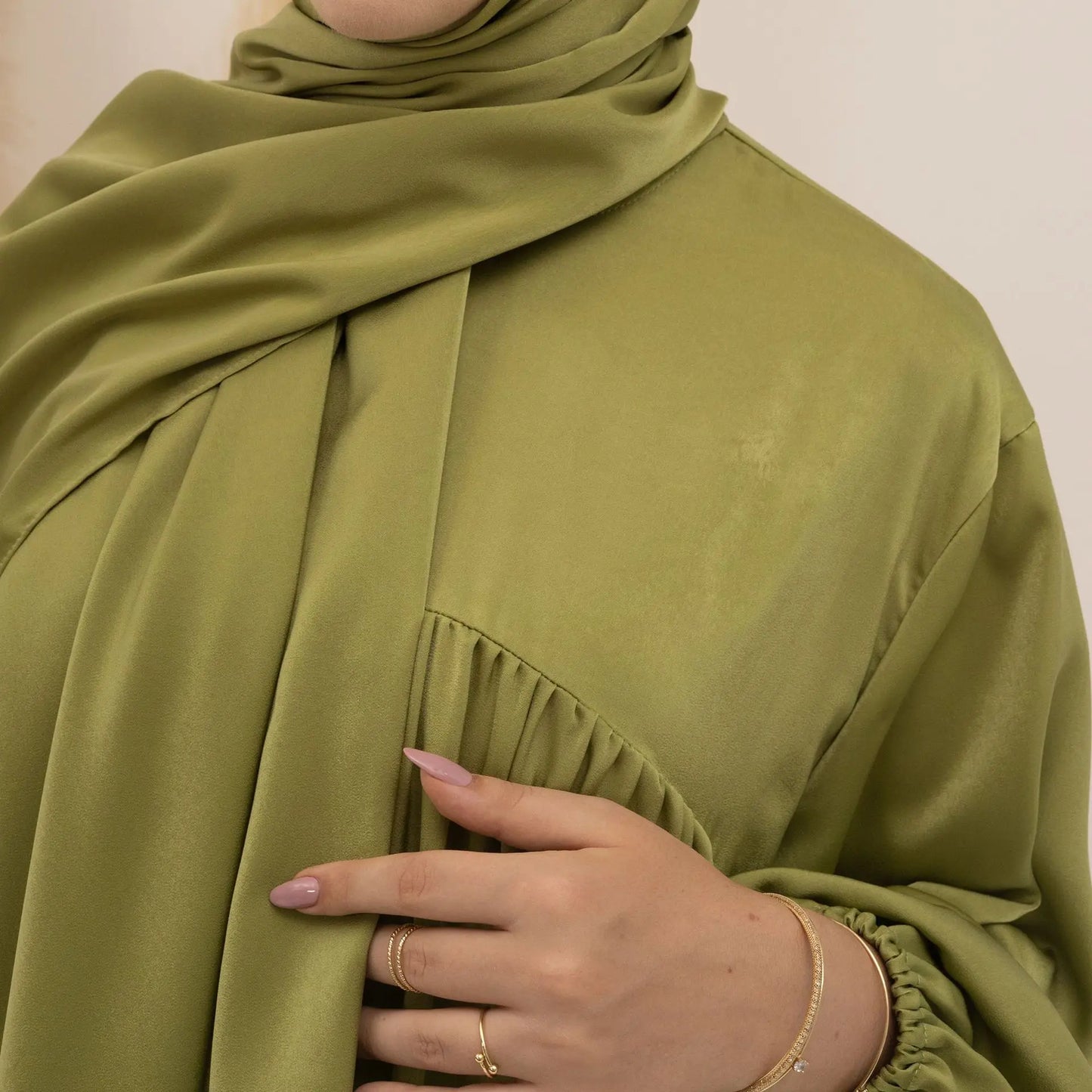 Elegant Islamic Plain Abaya with Hijab for Women - Perfect for Ramadan and Eid