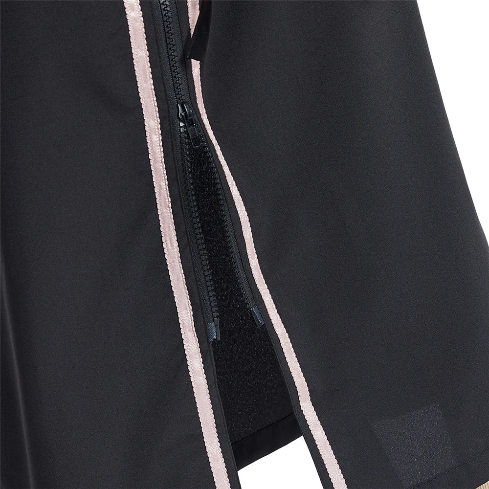 Elegant Zipper-Front Abaya for Girls