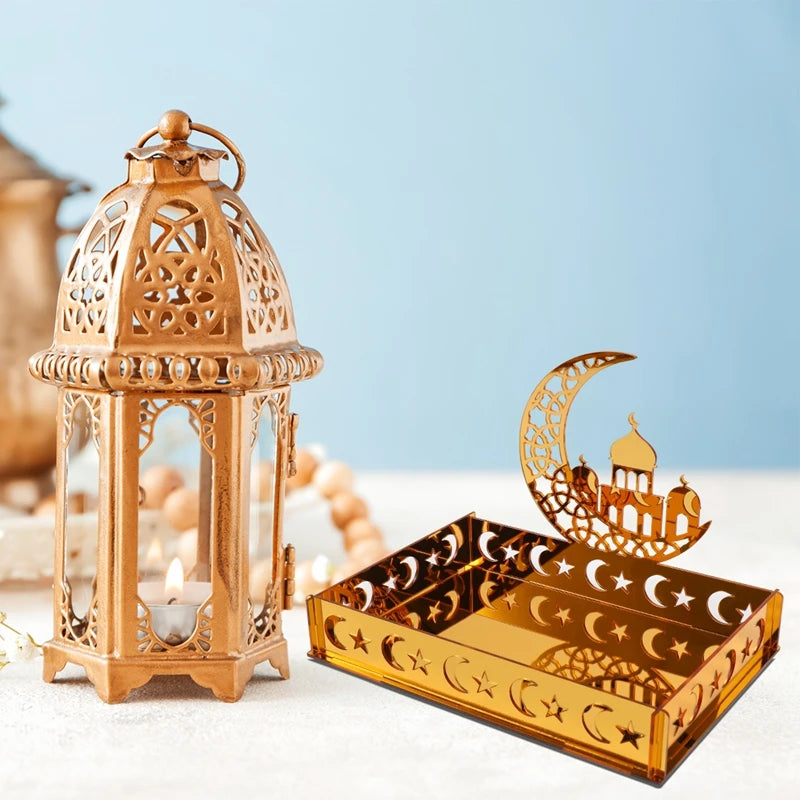 Elegant Acrylic Eid Mubarak Ornaments