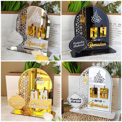 Ramadan Countdown Calendar – Acrylic Advent Calendar for Eid and Ramadan