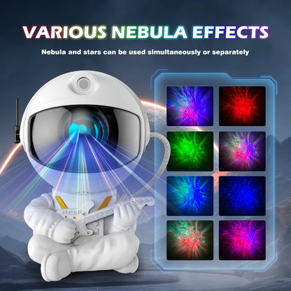 Galaxy Astronaut Star Projector LED Night Light.