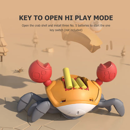 Rechargeable Induction Escape Crab – Interactive Musical Toy