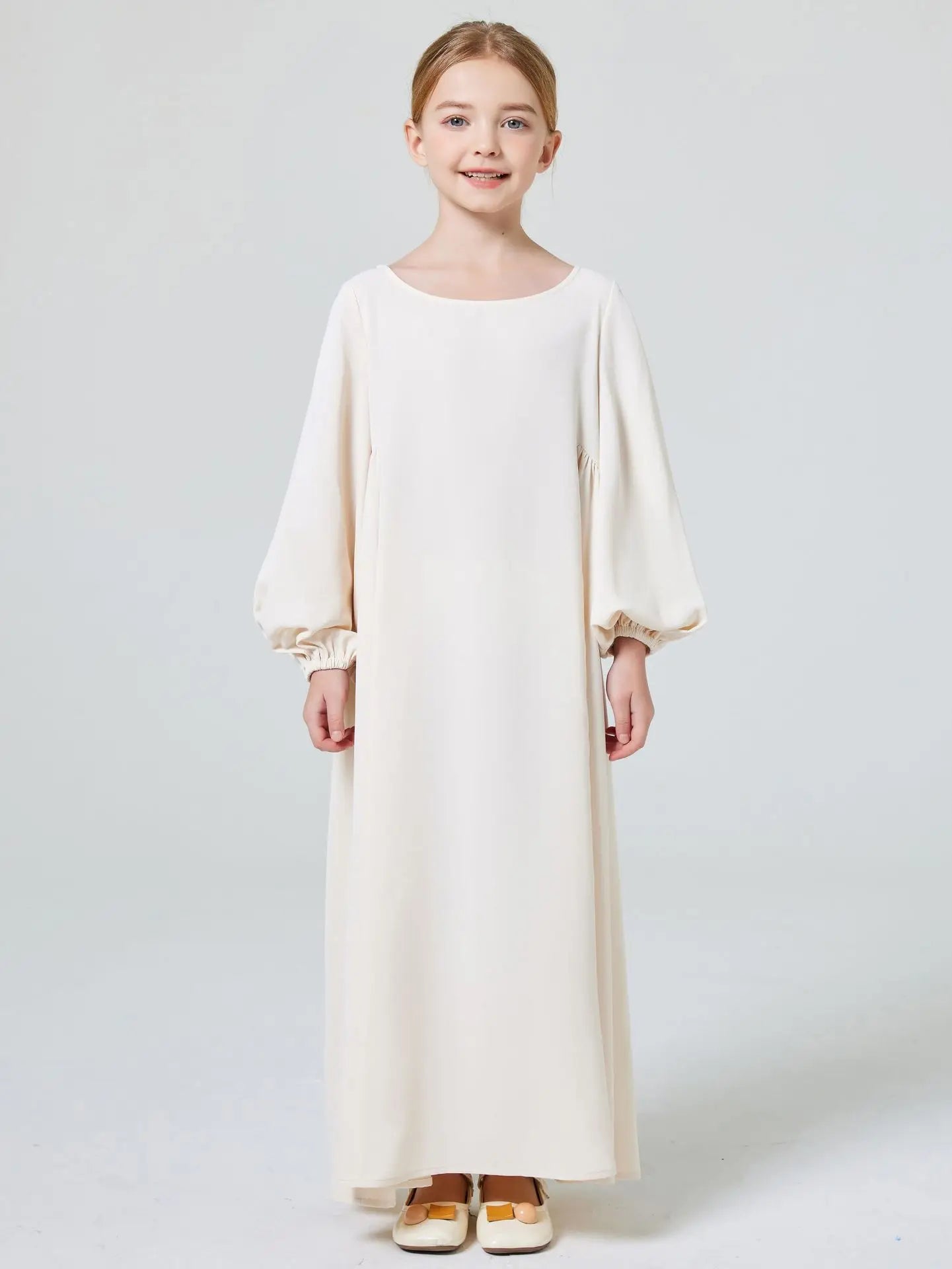 Elegant Long Sleeve Abaya for Girls