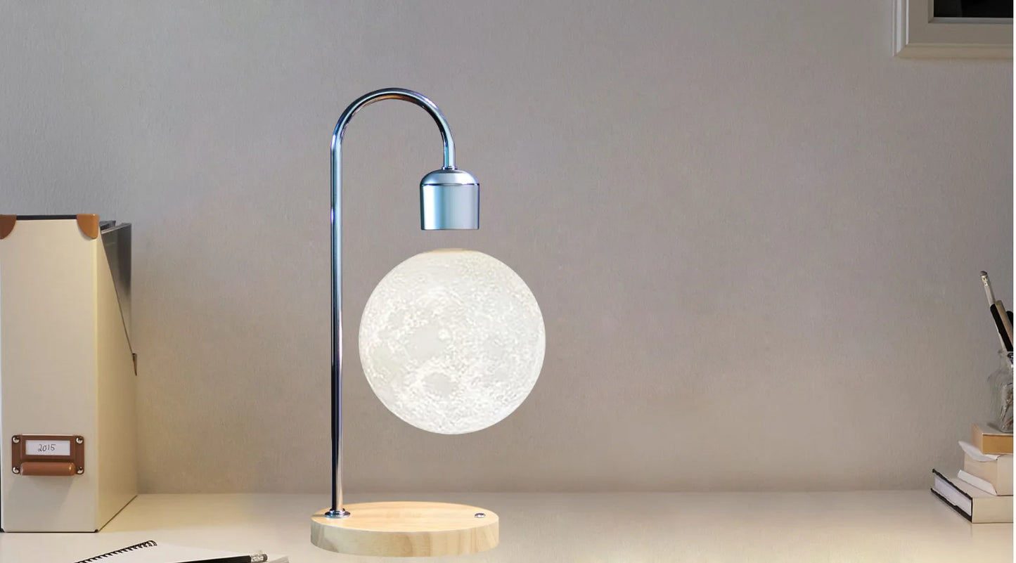 Floating LED Night Light with Wireless Charging