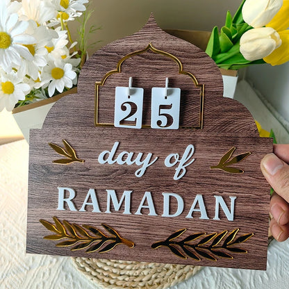 Ramadan Countdown Calendar – Acrylic Advent Calendar for Eid and Ramadan