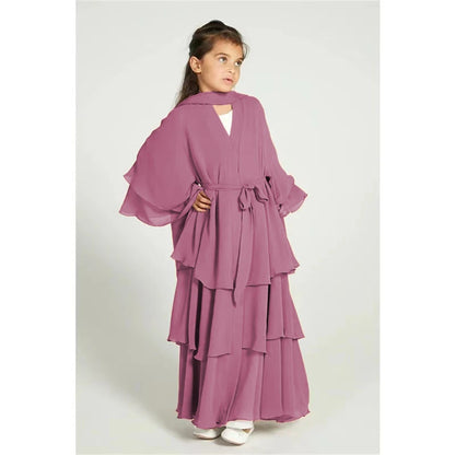 Chiffon Abaya Set for Kids – Perfect for Ramadan