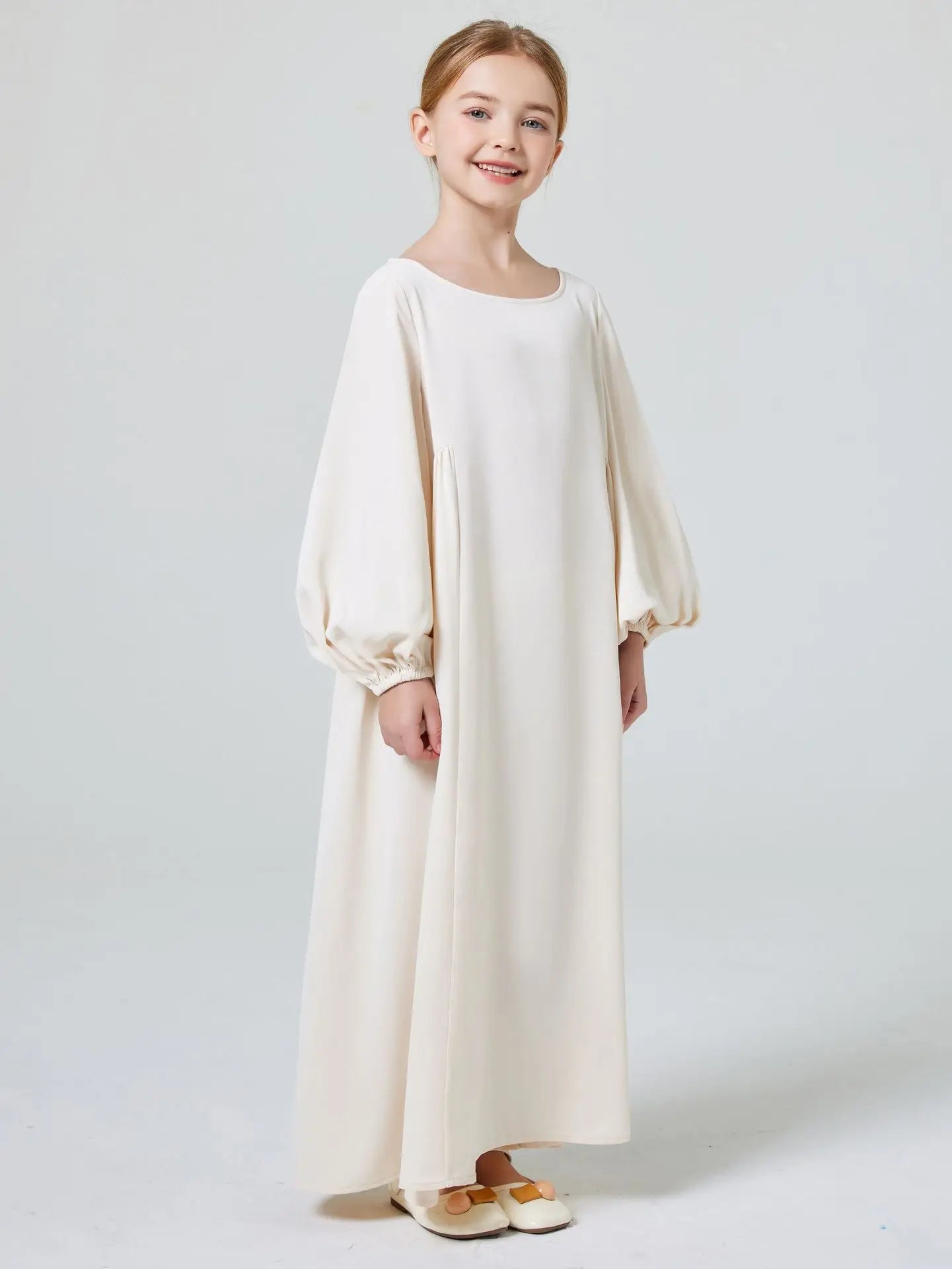 Elegant Long Sleeve Abaya for Girls