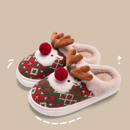 Cozy Plush Slippers - Fuzzy, Non-Slip Home Shoes