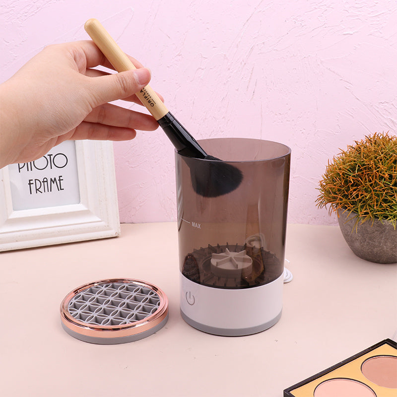 Electric Makeup Brush Cleaner - USB Rechargeable and Portable